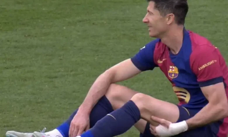 إصابة ليفاندوفسكي