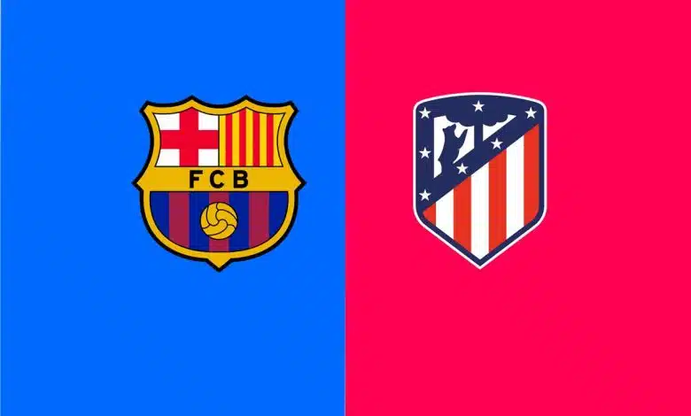 مباراة أتلتيكو مدريد ضد برشلونة