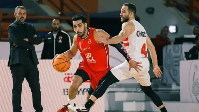 الأهلي ضد الزمالك دوري السلة