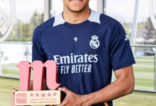 النجم الفرنسي كيليان مبابي أفضل لاعب في ريال مدريد