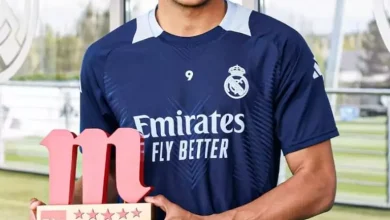 النجم الفرنسي كيليان مبابي أفضل لاعب في ريال مدريد