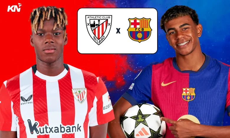 مباراة أتلتيك بلباو ضد برشلونة