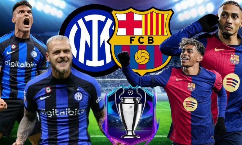 مواجهات برشلونة وإنتر ميلان