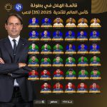 قائمة الهلال كأس العالم