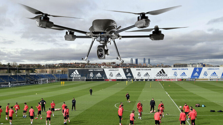 تشابي ألونسو ريال مدريد والطائرات المسيرة