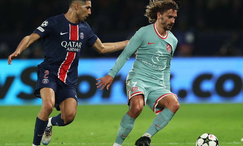 باريس برشلونة أتلتيكو مدريد