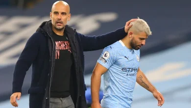 غوارديولا أغويرو مانشستر سيتي