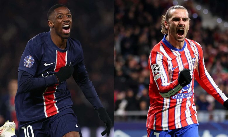 مباراة باريس سان جيرمان وأتلتيكو مدريد