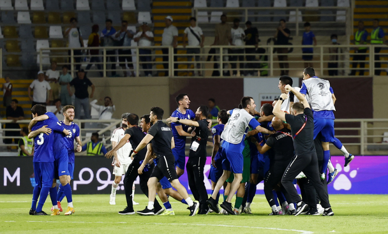 الإمارات ضد أوزبكستان
