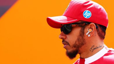 هاميلتون فيراري بعض الدموع