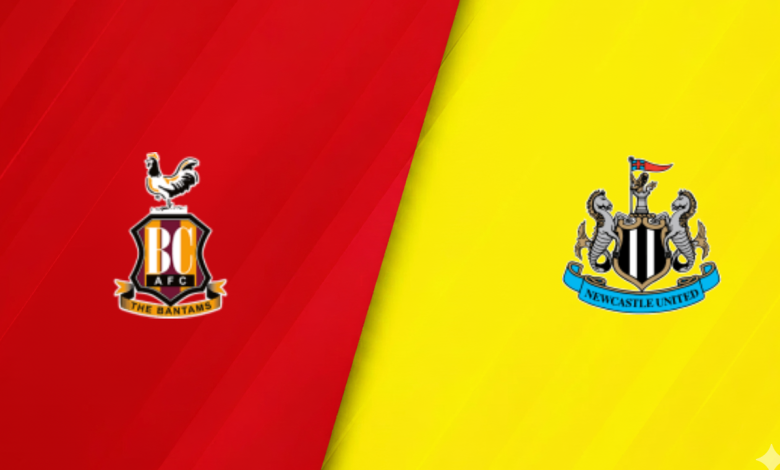 مباراة نيوكاسل يونايتد ضد برادفورد سيتي