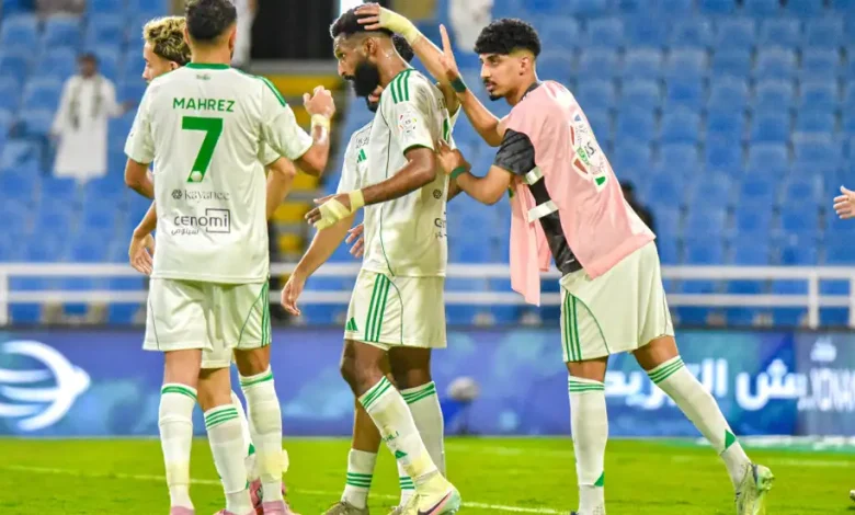 فيديو الأهلي يتخطى الحزم بثنائية البريكان ومجرشي في دوري روشن 1 الأهلي ضد الحزم