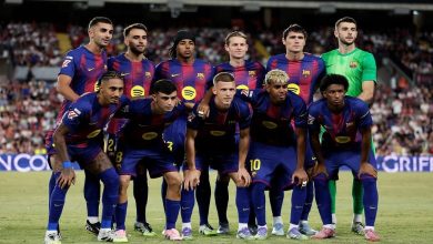 قائمة برشلونة ضد نيوكاسل