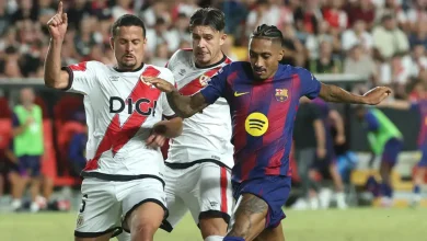 رايو فاليكانو ضد برشلونة