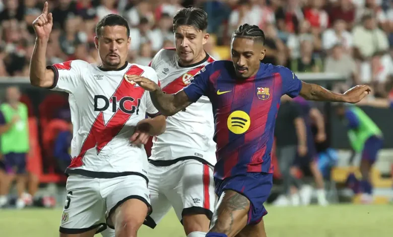 رايو فاليكانو ضد برشلونة