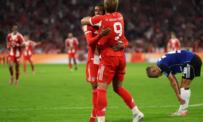 فيديو بايرن ميونخ يفترس هامبورج بخماسية نظيفة في البوندسليجا 1 بايرن ميونخ ضد هامبورج