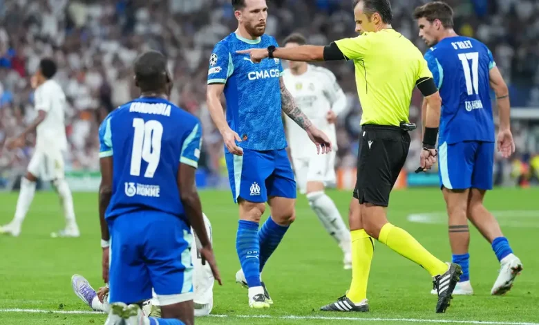 ركلة جزاء ريال مدريد ضد مارسيليا