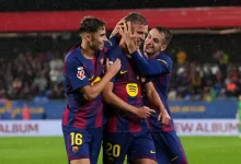 فيديو برشلونة يسحق خيتافي بثلاثية ويواصل مطاردة ريال مدريد 3 برشلونة ضد خيتافي