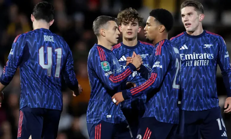 فيديو بثنائية إيزي وتروسارد.. آرسنال يعبر بورت فايل ويتأهل إلى ثمن نهائي كأس الرابطة 1 آرسنال يعبر بورت فايل