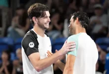 تايلور فريتز يتخطى نونو بورجيش ويبلغ ربع نهائي طوكيو للتنس 3 تايلور فريتز طوكيو للتنس