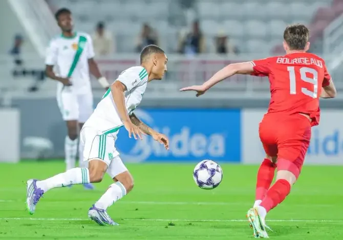 فيديو تعادل الدحيل القطري والأهلي السعودي (2-2) في دوري أبطال آسيا للنخبة 1 الدحيل ضد الأهلي