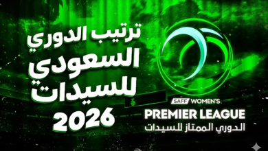 ترتيب الدوري السعودي للسيدات