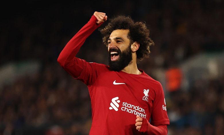 كم هدف سجل محمد صلاح؟ تفاصيل تكشف أرقامه القياسية مع ليفربول ومصر 1 عدد أهداف محمد صلاح