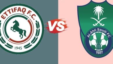 مباراة الاتفاق ضد الأهلي