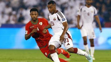 مباراة قطر ضد عمان