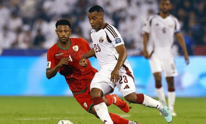 مباراة قطر ضد عمان