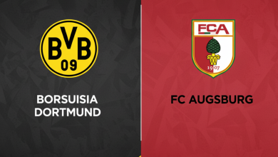 مباراة أوغسبورغ ضد بوروسيا دورتموند