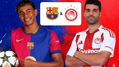 مباراة برشلونة ضد أولمبياكوس