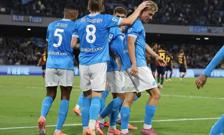 دي بروين يقود نابولي