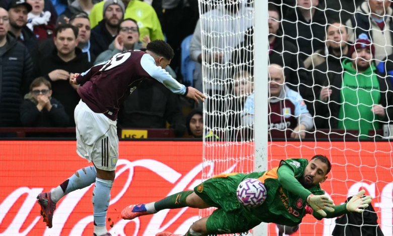 مانشستر سيتي ضد أستون فيلا