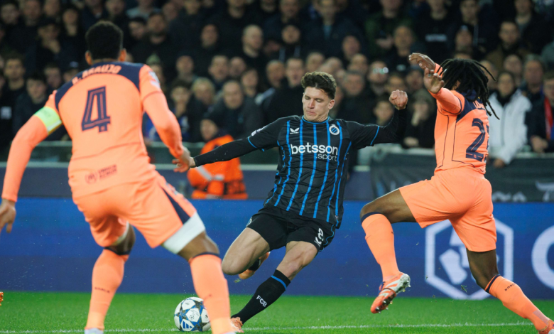 كلوب بروج ضد برشلونة