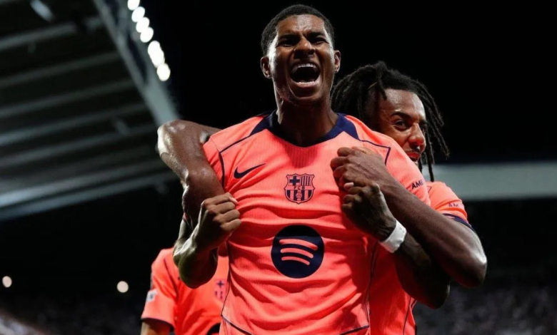 ماركوس راشفورد برشلونة