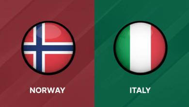 مباراة إيطاليا ضد النرويج
