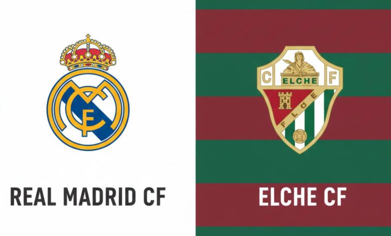 مباراة إلتشي ضد ريال مدريد