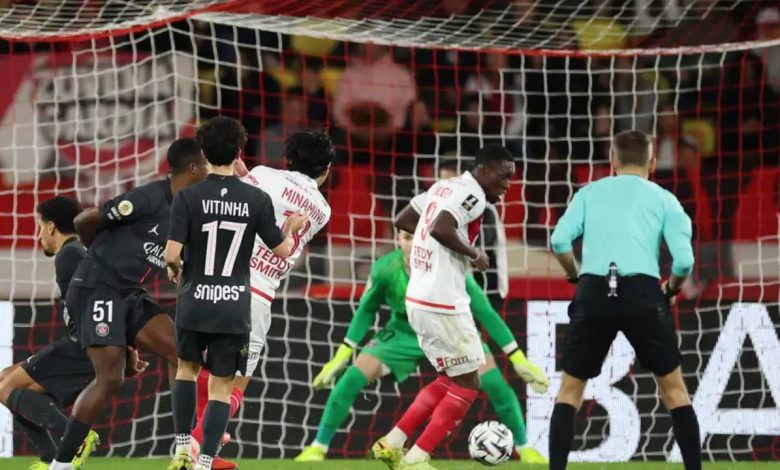 فيديو موناكو يسقط باريس سان جيرمان ويشعل الصراع على صدارة الدوري الفرنسي 1 موناكو ضد باريس سان جيرمان