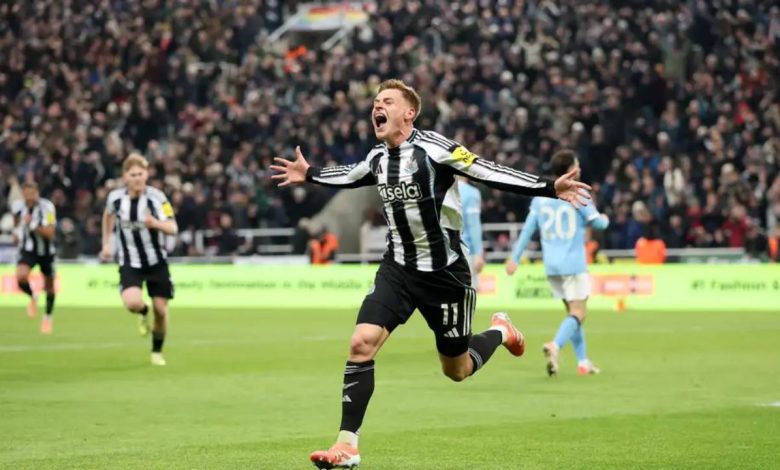 نيوكاسل ضد مانشستر سيتي