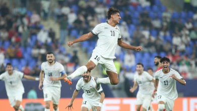 بالفيديو العراق يهزم البحرين في بداية قوية بكأس العرب ويعتلي الصدارة 2 العراق ضد البحرين