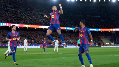 بالفيديو برشلونة يتجاوز أوساسونا بثنائية رافينيا ويواصل الصدارة 2 برشلونة ضد أوساسونا