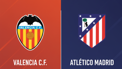 مباراة أتلتيكو مدريد ضد فالنسيا