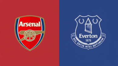 مباراة إيفرتون ضد أرسنال