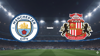 مباراة سندرلاند ضد مانشستر سيتي