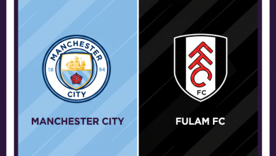 مباراة فولهام ضد مانشستر سيتي