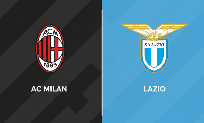مباراة لاتسيو ضد ميلان