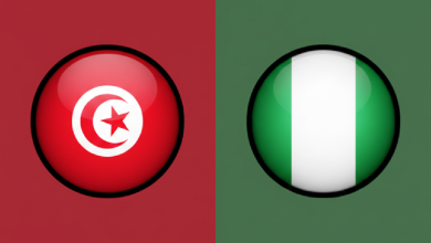 مباراة نيجيريا ضد تونس