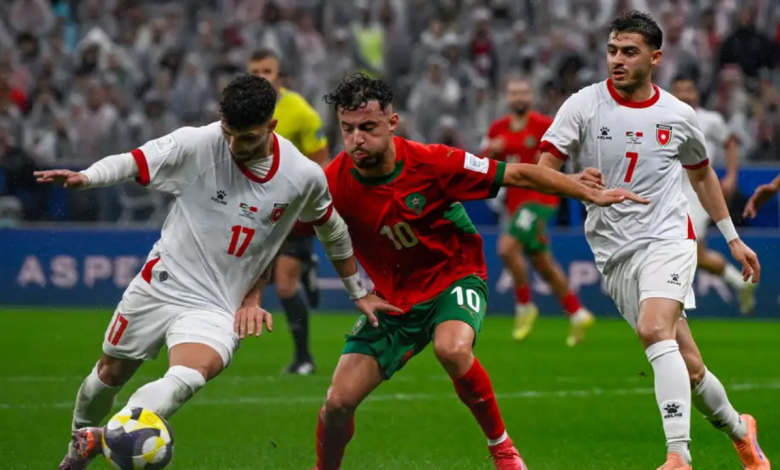 بالفيديو هدف الأردن الملغي. حكم المباراة يلغي هدفاً قاتل في نهائي كأس العرب 2025 1 هدف الأردن الملغي