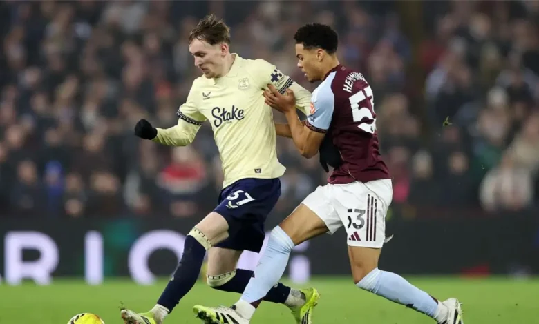 أستون فيلا ضد إيفرتون